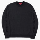 Supreme Reflective Sweater Black