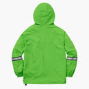Supreme Reflective Taping Hooded Pullover Green