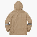 Supreme Reflective Taping Hooded Pullover Tan