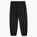 Supreme Reflective Text Track Pant Black