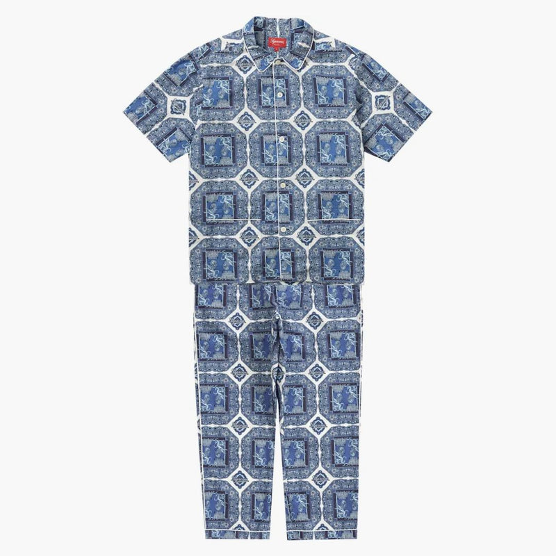 Supreme Regency Pajama Set Blue