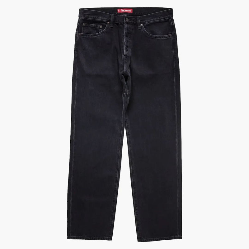 Nejvyšší pravidelný Jean (FW24) Černý