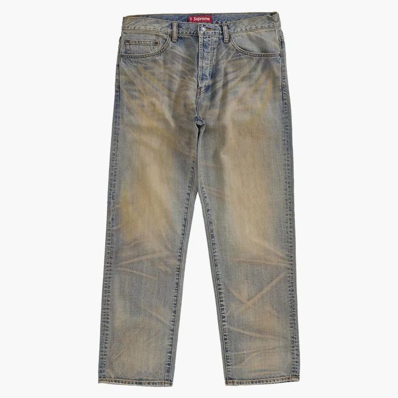 Supreme Regular Jean (fw25) Dirty Indigo