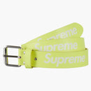 Supreme Repeat Leather Belt (SS23) Fluorescent Yellow