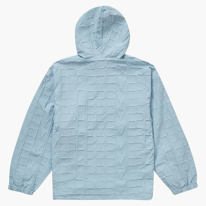 Nejvyšší opakující se steh anorak světle modrá