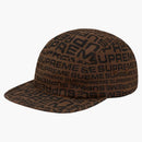 Supreme Repeater Camp Cap Brown