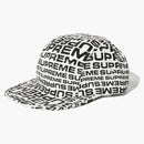 Supreme Repeater Camp Cap White