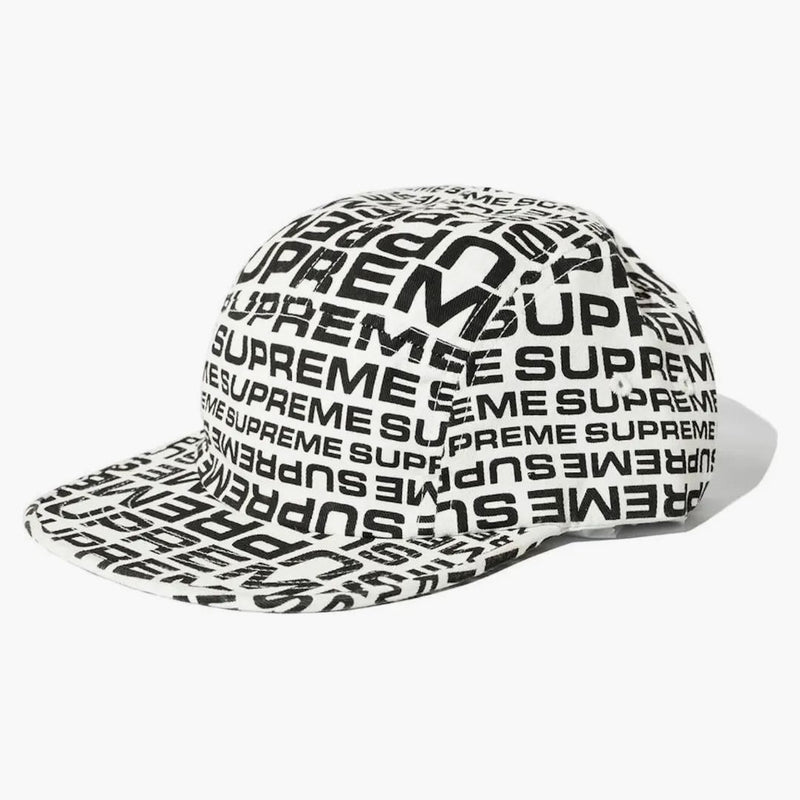 Supreme Repeater Camp Cap White