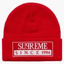 Supreme reserved beanie red
