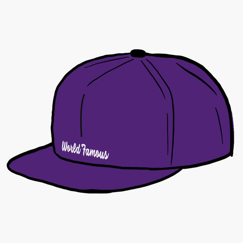 Supreme reverso logotipo nuevo es púrpura
