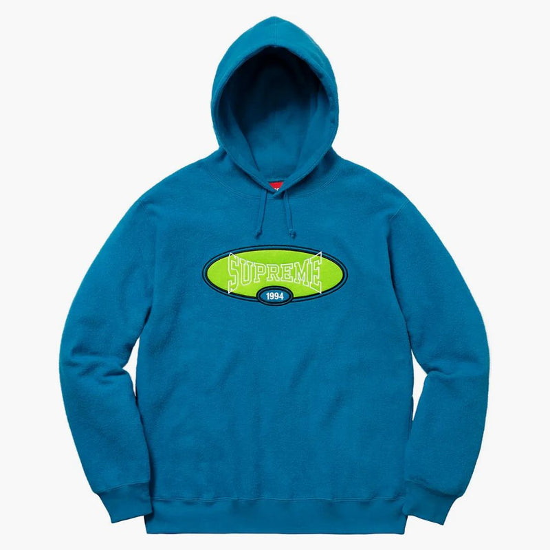 Supreme Reverse Fleece Hooded Sweatshirt (SS18) Dark Aqua