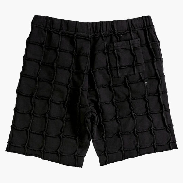 Supreme Reverse Patchwork Sweatshort Black