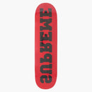Supreme Reverse Skateboard Deck Red