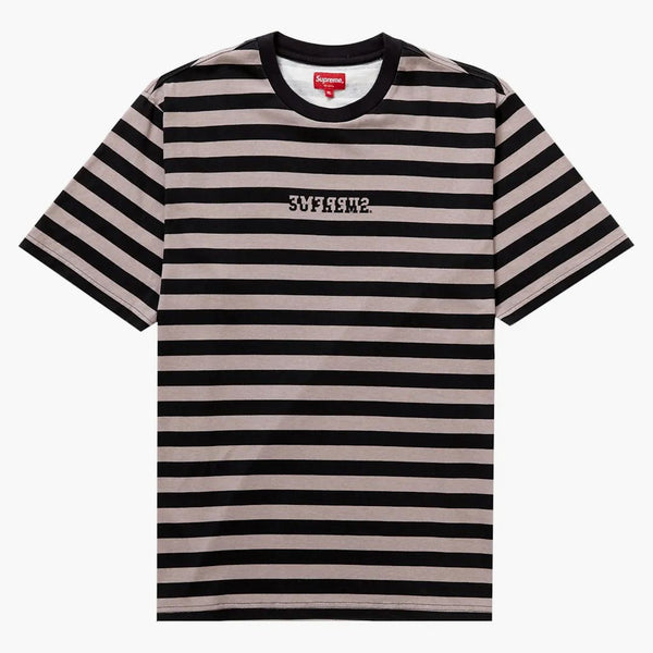 Stripe inversa suprema S/S Top Black