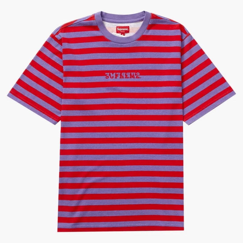 Supreme Reverse Stripe S/S Top Red