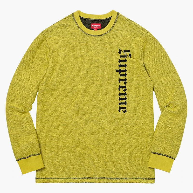 Supreme Reverse Terry L/S Top Bright Green