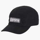 Supreme reversed label Camp Cap Black