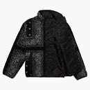 Supreme reversible bandana fleece jacket black