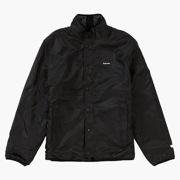 Supreme reversible chaqueta de vellón de bandana negra