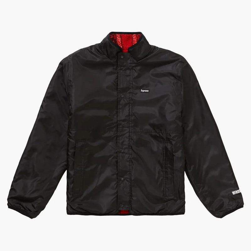 Nejvyšší reverzibilní šátek Fleece Bunda Red
