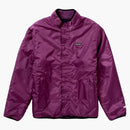 Nejvyšší reverzibilní barevná fleecová bunda fialová