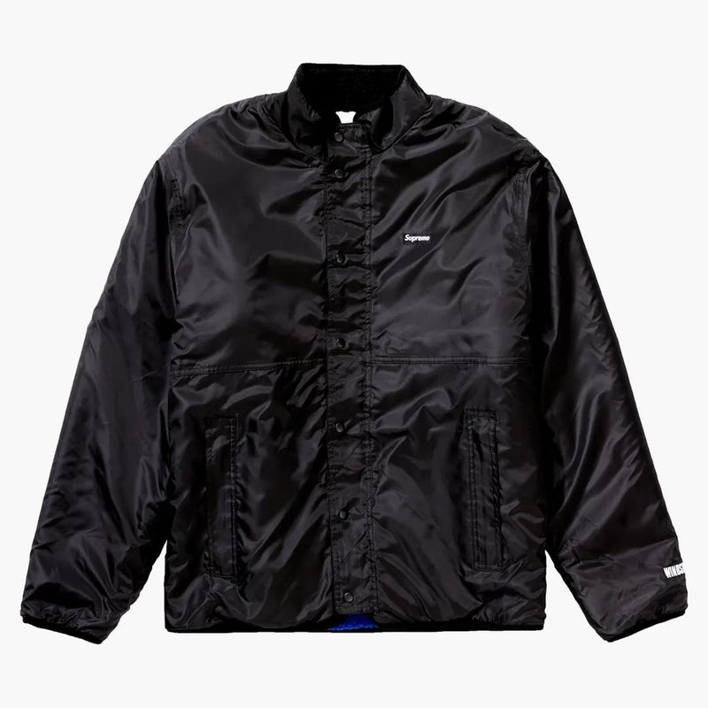 Supreme Reversible Colorblocked Fleece Jacket Red
