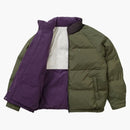 Supreme reversible down buffer jacket purple