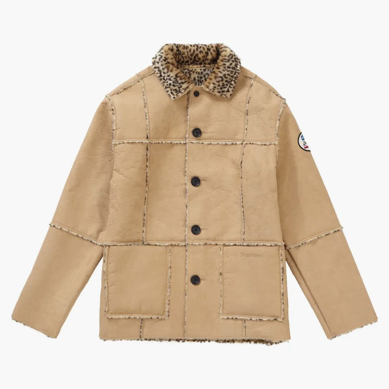 Cappotto leopardo supremo reversibile in cambio in cambio