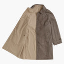 Bronceado sobre abrigo de pata de paso de Hounds de Hounds reversible