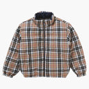 Supreme reversible buffer jacket navy