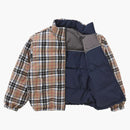 Supreme reversible buffer jacket navy