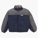 Supreme reversible buffer jacket navy