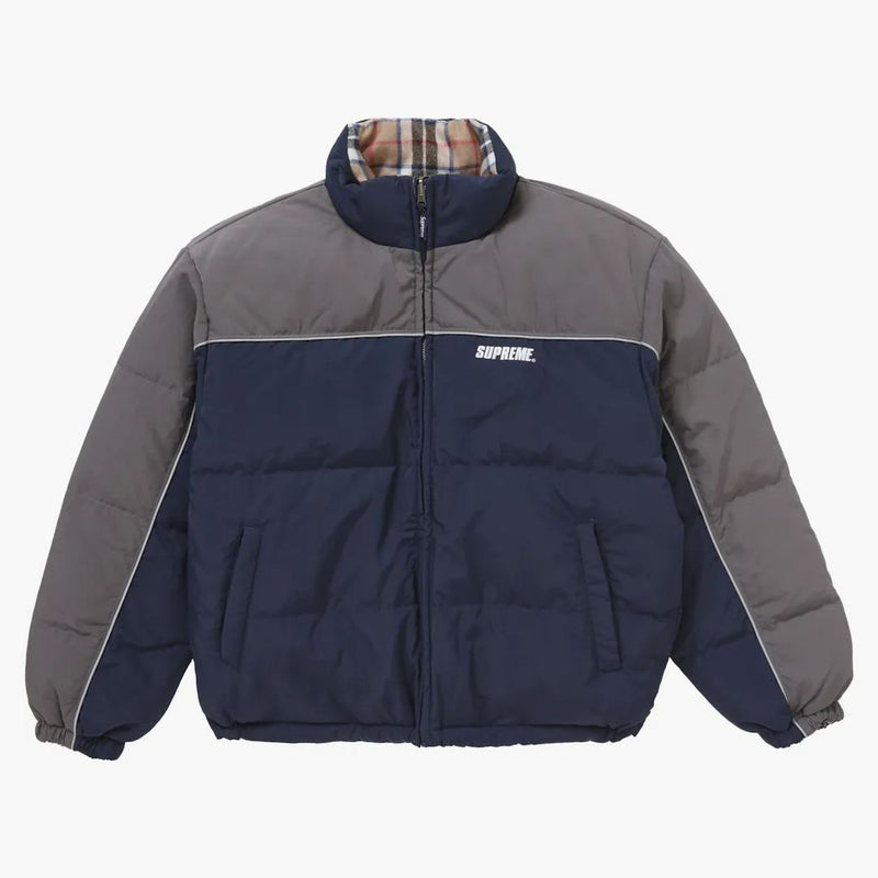 Supreme Reversible Puffer Jacket Navy