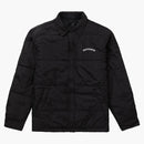Supreme reversible puffy work jacket black tribal camo