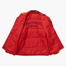Supreme Reversible Puffy Work Jacket Red Tribal Camo