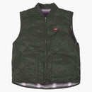 Supreme reversible shadow plaid vest Dark Green