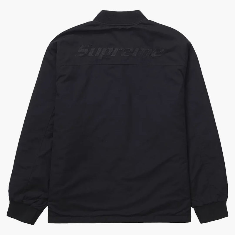 Supreme reversible tech work jacket black