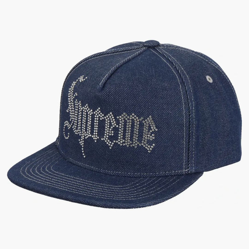 Rhinestone 5-Panel Denim