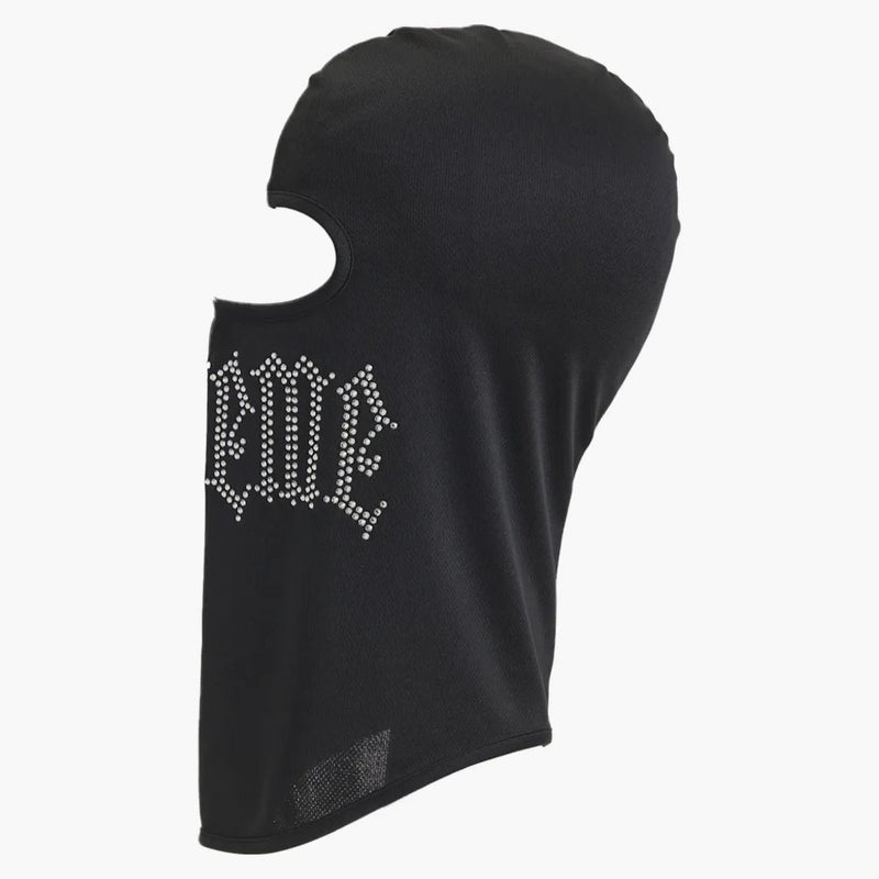 Najwyższy Rhinestone Blaclava Black