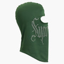 Supreme Rhinestone Balaclava Green