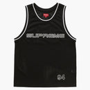 Supreme Rhinestone Basketball Jersey Black