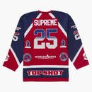 Supreme Rhinestone Hockey Jersey Red