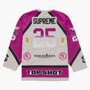 Supreme Rhinestone Hockey Jersey White