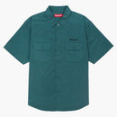 Supreme Rhinestone Pin Up S/s Work Shirt Green