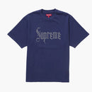 Supreme Rhinestone S/S Top Navy