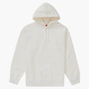 Supreme Rhinestone Script Hooded Sweatshirt White