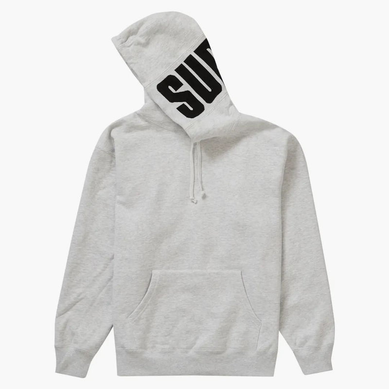 Supreme Rib Hooded Sweatshirt Ash Gray