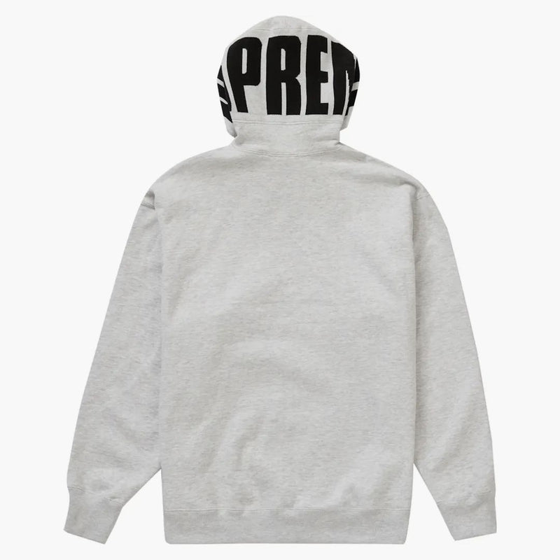Supreme Rib Hooded Sweatshirt Ash Gray