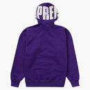Supreme Rib Hooded Sweatshirt Purple