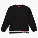 Supreme RIB Stripe Creweck Black